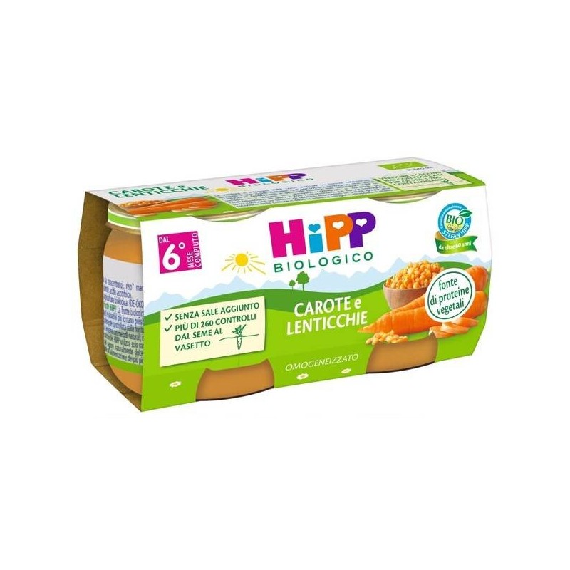 Hipp Italia Hipp Bio Omogeneizzato Verdure/legumi 2x80 G