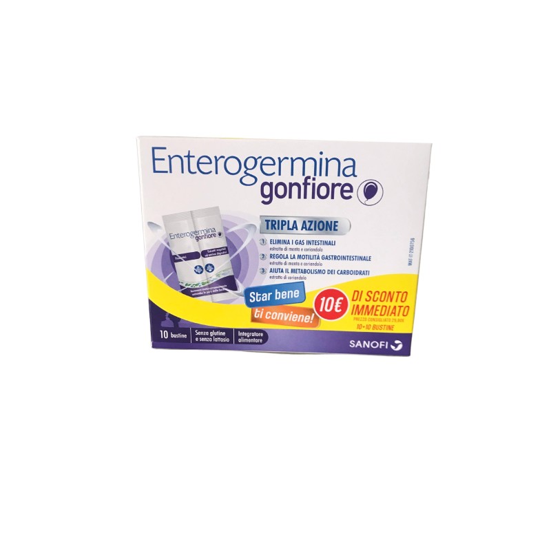 Opella Healthcare Italy Enterogermina Gonfiore 10 + 10 Bustine