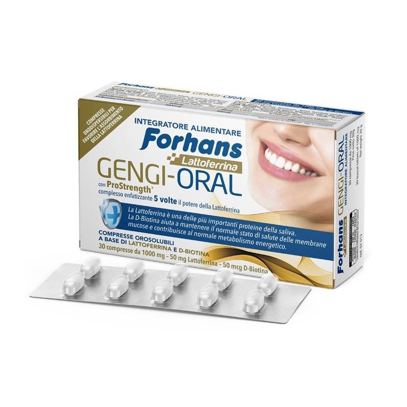 Uragme Forhans Lattoferrina Gengi Oral 30 Compresse