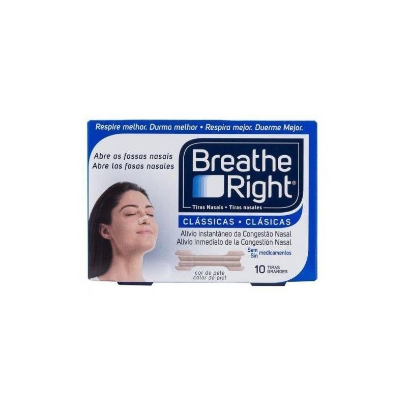 E. Fa. S. Cerotti Nasali Breathe Right Classici 10 Pezzi