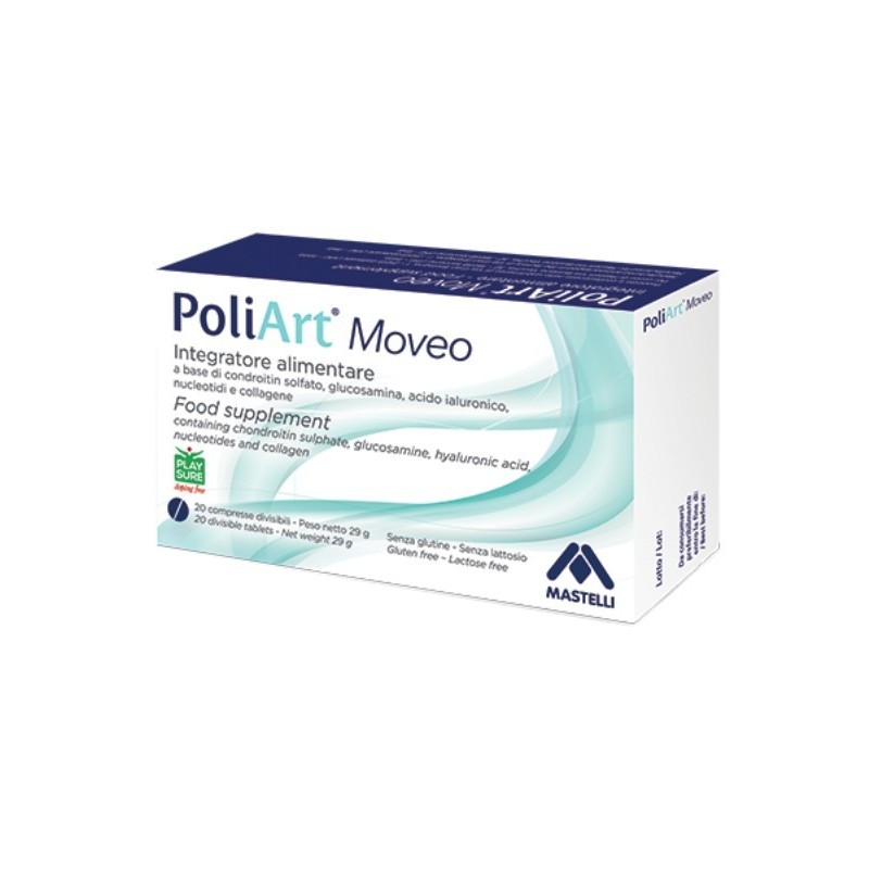 Mastelli Poliart Moveo 20 Compresse Divisibili Non Rivestite