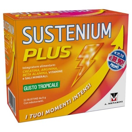 A. Menarini Ind. Farm. Riun. Sustenium Plus Gusto Tropicale Promo 22 Bustine