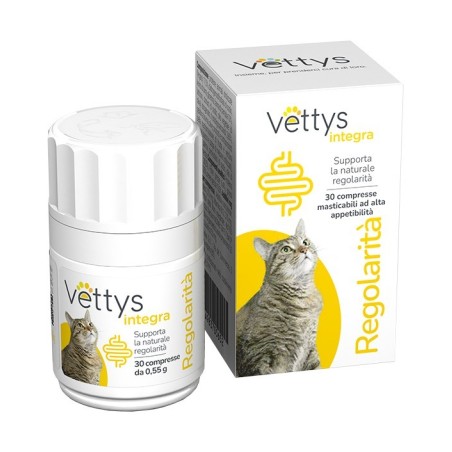 Pharmaidea Vettys Integra Regolarita' Gatto 30 Compresse Masticabili