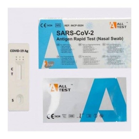 Artdesigns Test Antigenico Rapido Covid-19 Alltest Autodiagnostico Determinazione Qualitativa Antigeni Sars-cov-2 In Tamponi Nas