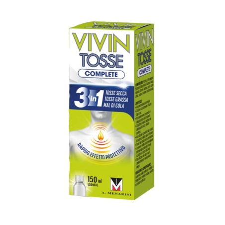 Vivin Tosse Complete Sciroppo per tosse e mal di gola 150 ml