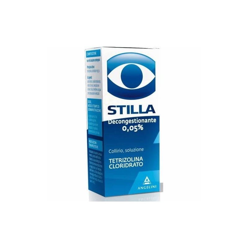 Angelini Stilla Decongestionante 50mg/100ml Collirio, Soluzione Tetrizolina Cloridrato