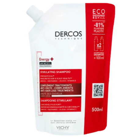 Vichy Dercos Eco Ricarica Energizzante 500 Ml