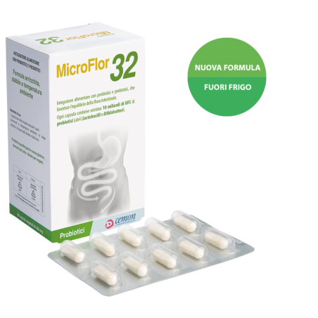 Cemon Microflor 32 60 Capsule 366 Mg No Frigo