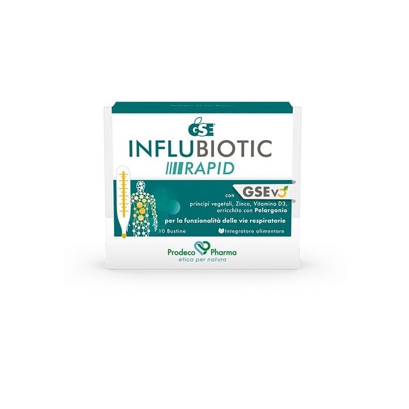 Prodeco Pharma Gse Influbiotic Rapid 10 Bustine