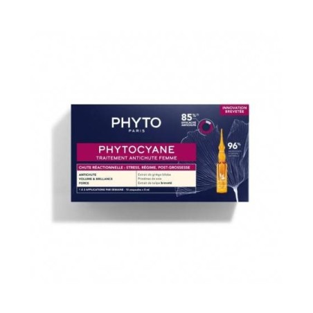 Phytocyane Fiale Donna Cadura Temporanea 12 Fiale Da 5 Ml