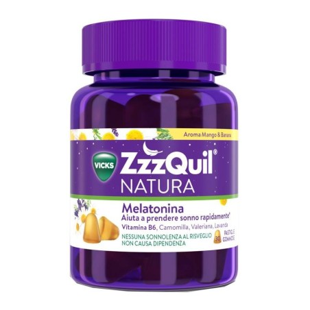 Procter & Gamble Zzzquil Natura Mango & Banana 60 Pastiglie Gommose