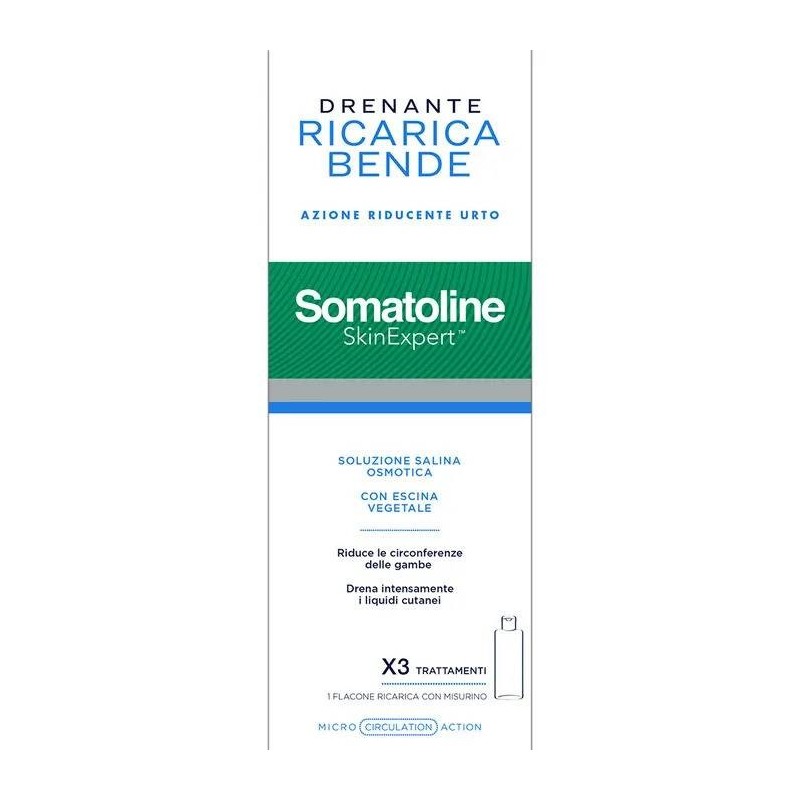 L. Manetti-h. Roberts & C. Somatoline Skin Expert Bende Snellenti Drenanti Kit Ricarica 400 Ml