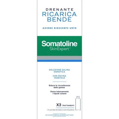 L. Manetti-h. Roberts & C. Somatoline Skin Expert Bende Snellenti Drenanti Kit Ricarica 400 Ml