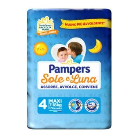 Fater Pampers Sole&luna Maxi 17 Pezzi