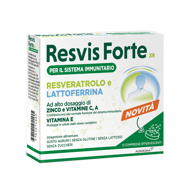 Alfasigma Resvis Forte Xr 12 Compresse Effervescenti