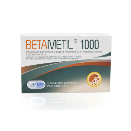 Laerbium Pharma Betametil 1000 4 Compresse Sublinguali