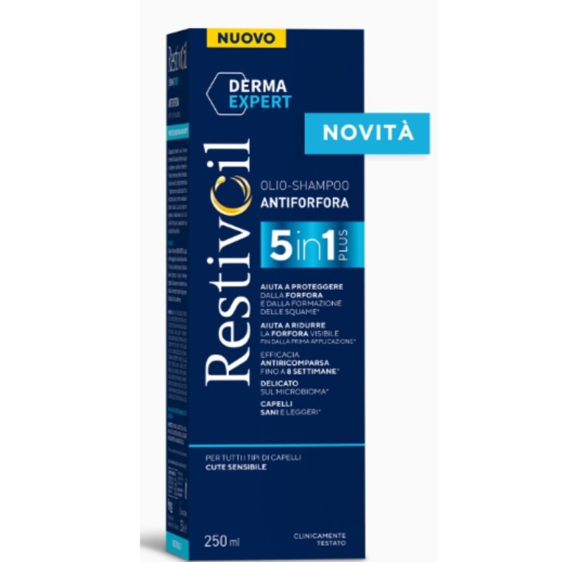 Perrigo Italia Restivoil Derma Expert Shampoo Antiforfora 5 In 1 250 Ml