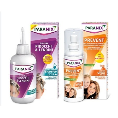 Perrigo Italia Bipacco Paranix Trattamento Shampoo + Shampoo Preventivo