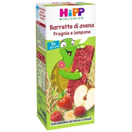 Hipp Italia Hipp Barretta Avena Fragola Lampone 5 Pezzi Da 20 G