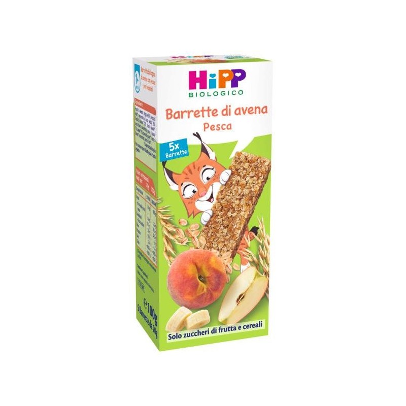 Hipp Italia Hipp Barretta Avena Pesca 5 Pezzi Da 20 G