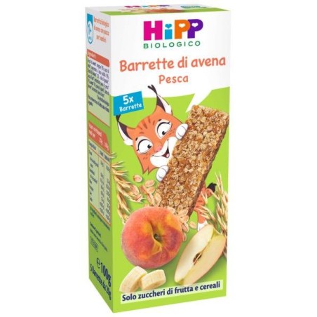 Hipp Italia Hipp Barretta Avena Pesca 5 Pezzi Da 20 G