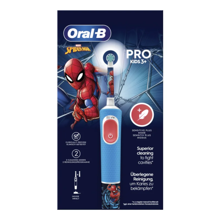 Procter & Gamble Oralb Spiderman Spazzolino Elettrico+1 Referenza