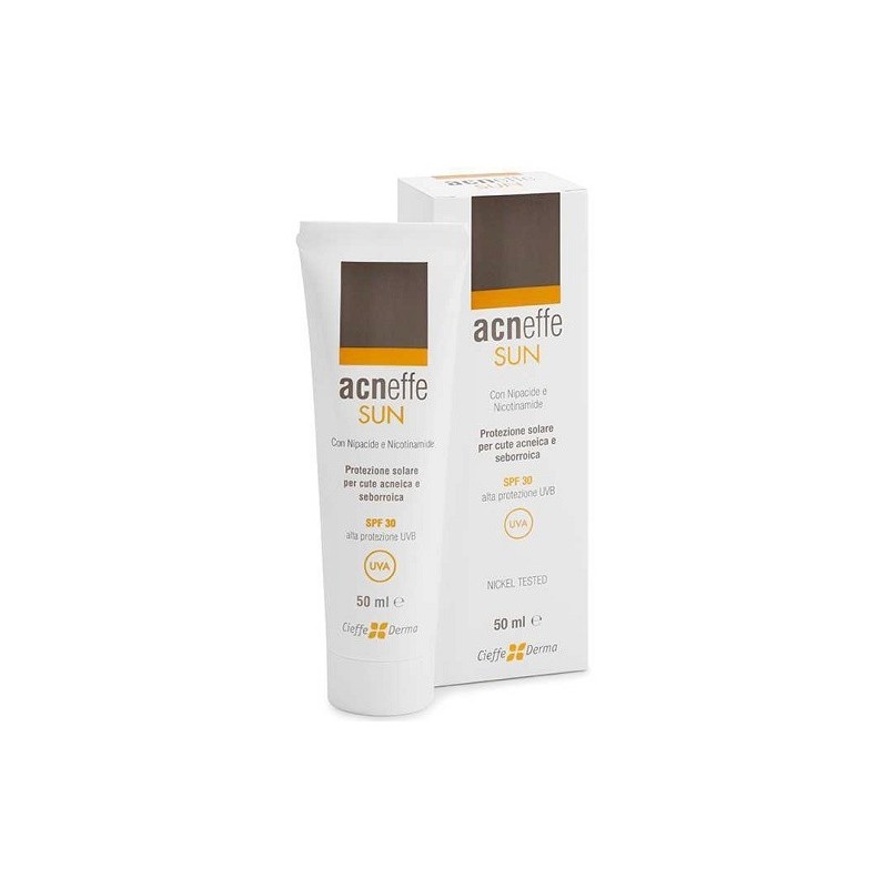 Cieffe Derma Acneffe Sun Spf 30 Alta Protezione Uvb Per Cute Acneica E Seborroica 50 Ml