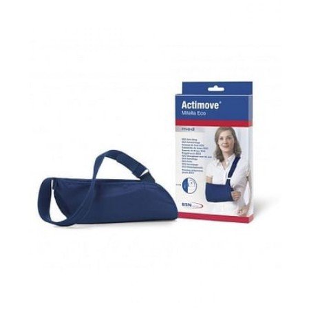 Essity Italy Supporto Reggibraccio A Busta Actimove Mitella Eco Misura Medium Lunghezza Avambraccio 37-43 Cm Con Cinghia Imbotti