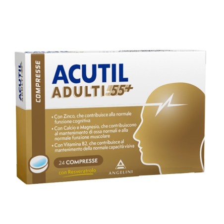 Angelini Acutil Adulti 55+ 24 Compresse It