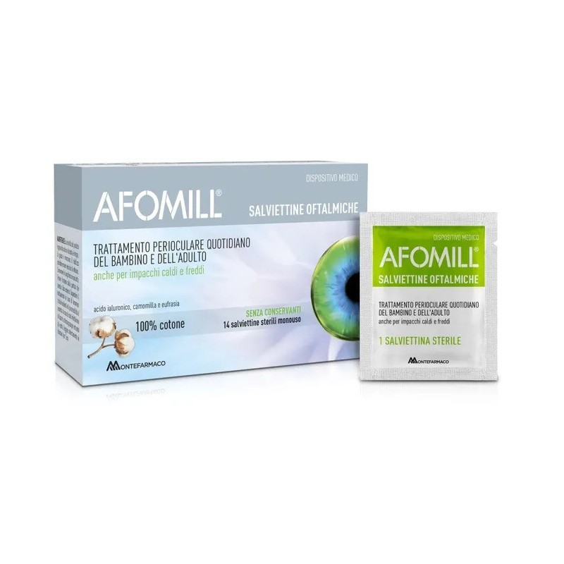 Montefarmaco Otc Afomill Salviettine Oftalmiche 14 Pezzi