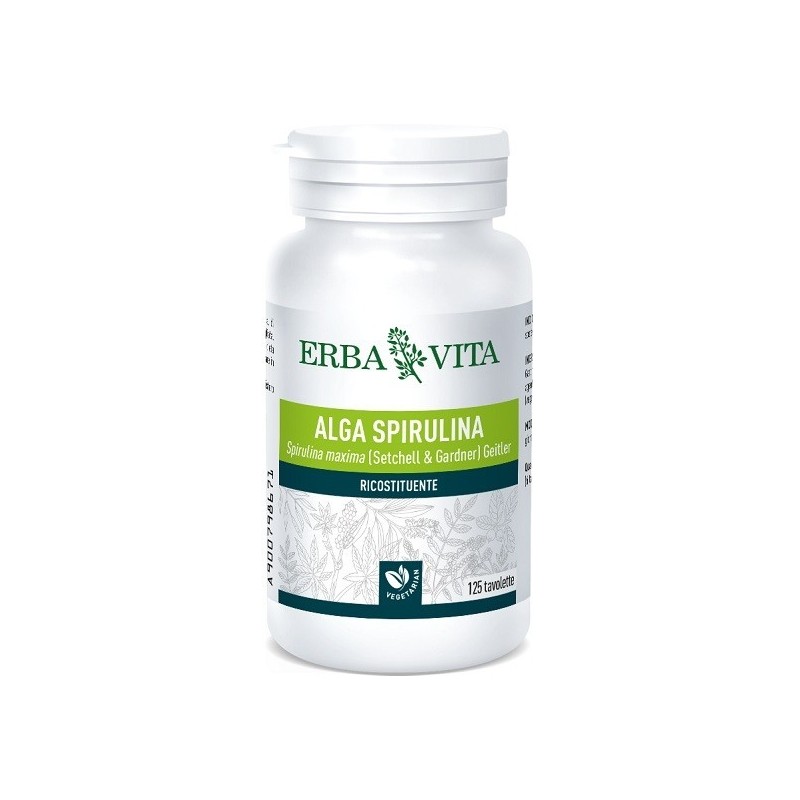 Erba Vita Group Alga Spirulina 125 Tavolette 400 Mg