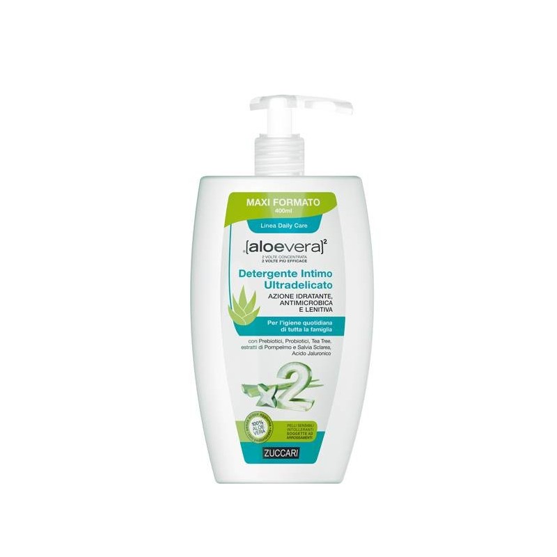 Zuccari Aloevera2 Detergente Intimo Ultradelicato 400 Ml