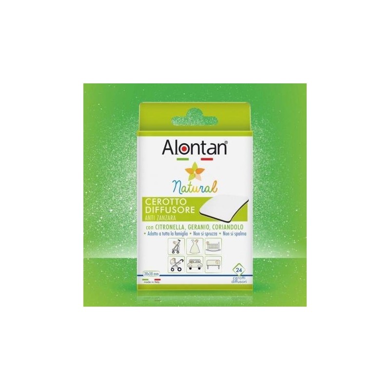 Pietrasanta Pharma Alontan Natural Cerotto Antizanzara Adesivo 21 Pezzi