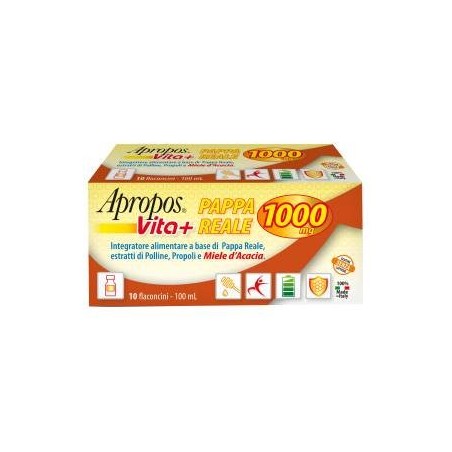 Desa Pharma Apropos Vita+ Pappa Reale 1000mg 10 Flaconcini Da 10 Ml