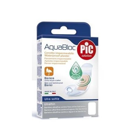 Pikdare Cerotto Pic Aquabloc 10x6 Sterile Antibatterico 5 Pezzi