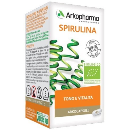 Arkofarm Arko Capsule Spirulina Bio 45 Capsule