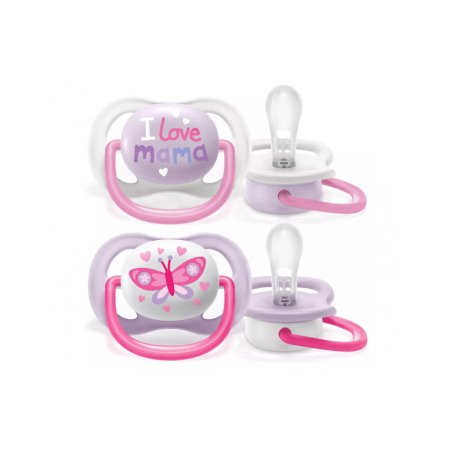 Philips Avent Ultra Air Succhietto Mam/butterfly Femmina 0-6 Mesi 2 Pezzi