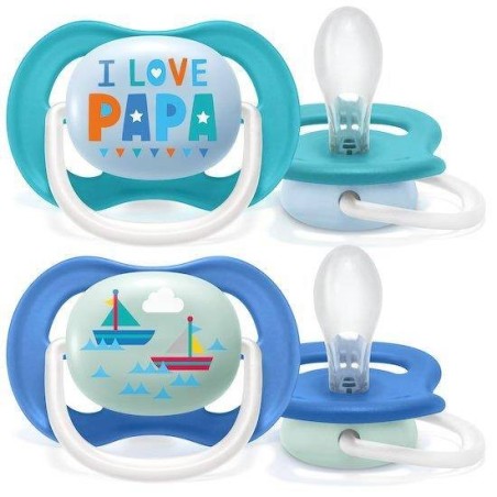 Philips Avent Ultra Air Succhietto Papa/boat Maschio 6-18 Mesi 2 Pezzi