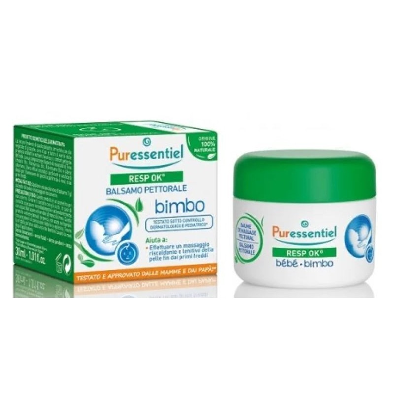 Puressentiel Italia Puressentiel Balsamo Da Massaggio Resp Ok Bimbo Bio 30 Ml