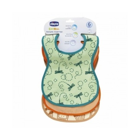 Chicco Bavaglino Pappa 6m 3 Pezzi Boy