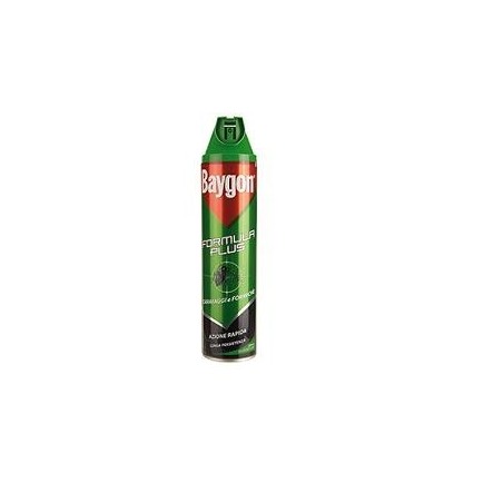 S. C. Johnson Italy Insetticida Baygon Scarafaggi E Formiche Plus Spray 400 Ml