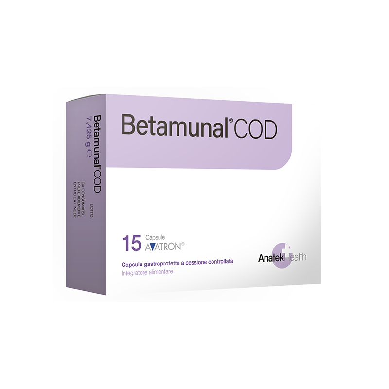 Anatek Health Italia Betamunal Cod 15 Capsule