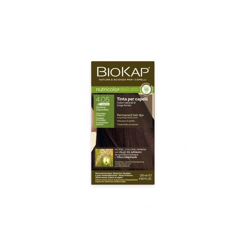 Bios Line Biokap Nutricolor Delicato Rapid 4,05 Castano Cioccolato 135 Ml