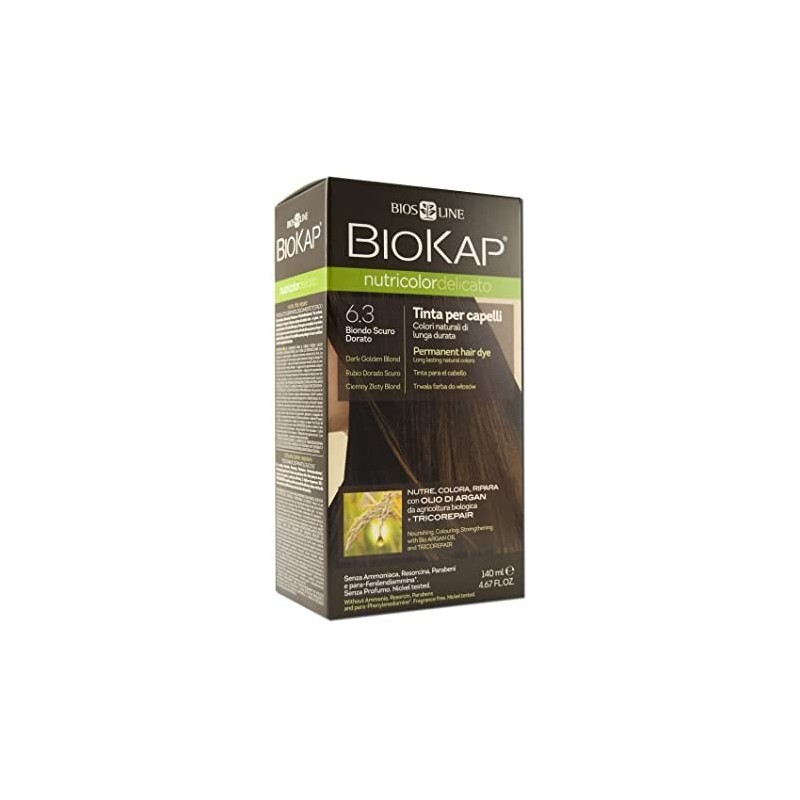 Bios Line Biokap Nutricolor Delicato Rapid 6,30 Biondo Scuro Dorato 135 Ml