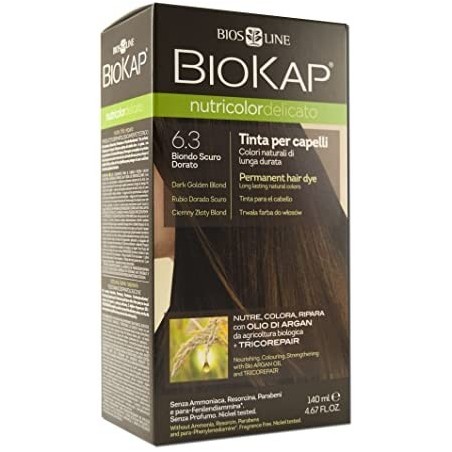 Bios Line Biokap Nutricolor Delicato Rapid 6,30 Biondo Scuro Dorato 135 Ml