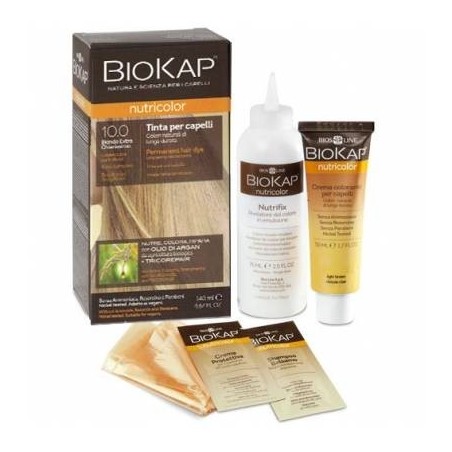 Bios Line Biokap Nutricolor 10,0 New Biondo Extra Chiarissimo Tinta Tubo + Flacone