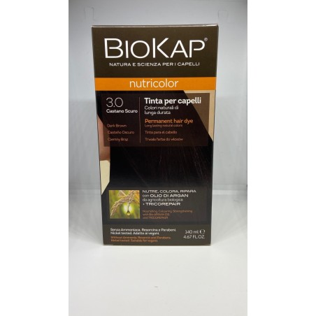 Bios Line Biokap Nutricolor 3,0 New Castano Scuro Tinta Tubo + Flacone