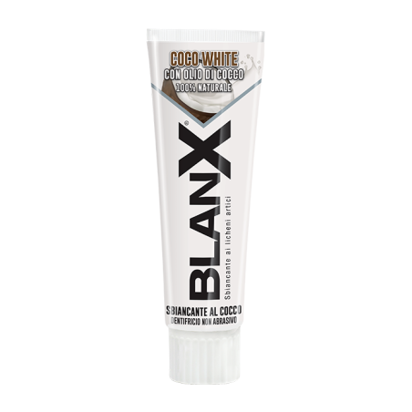 Coswell Blanx Sbiancante Detox Dentifricio Coco White Con Olio Di Cocco 75 Ml