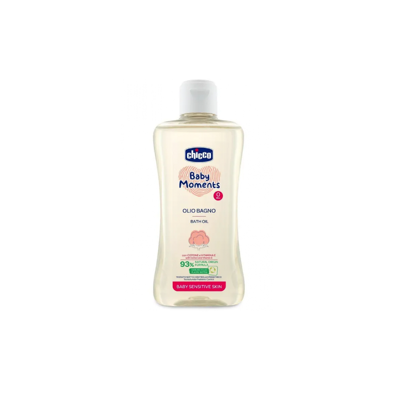 Chicco Baby Moments Olio Massaggio Sensitive 200 Ml