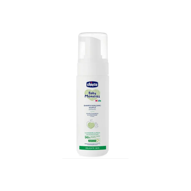 Chicco Baby Moments Shampoo Balsamo Kids 150 Ml